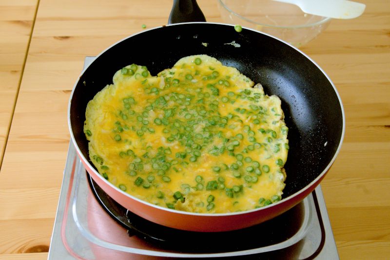 how to cook green bean omelet