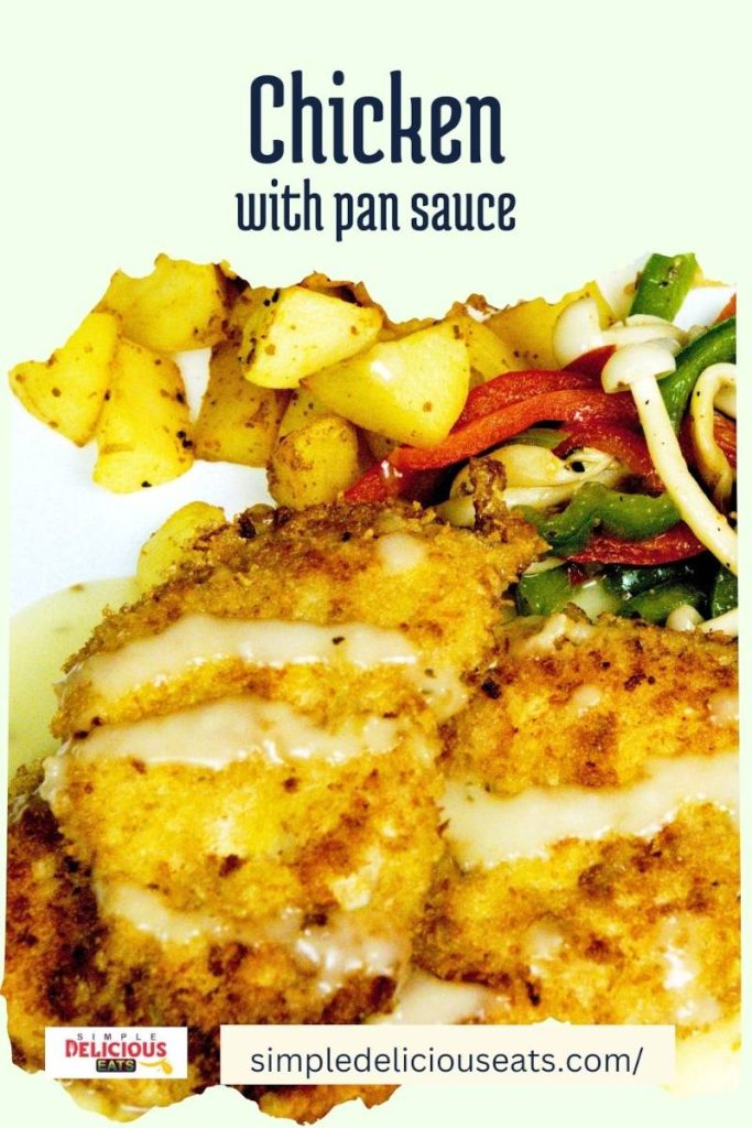 Chicken with pan sauce recipe