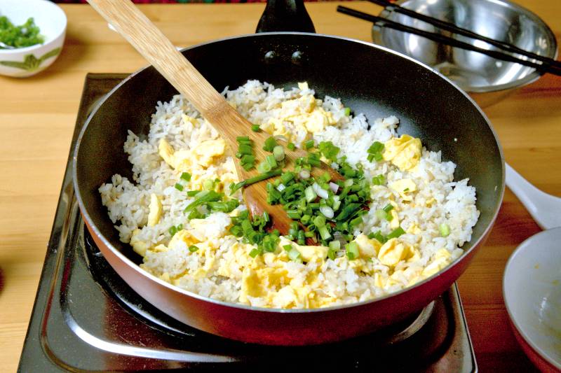 Egg fried rice recipe