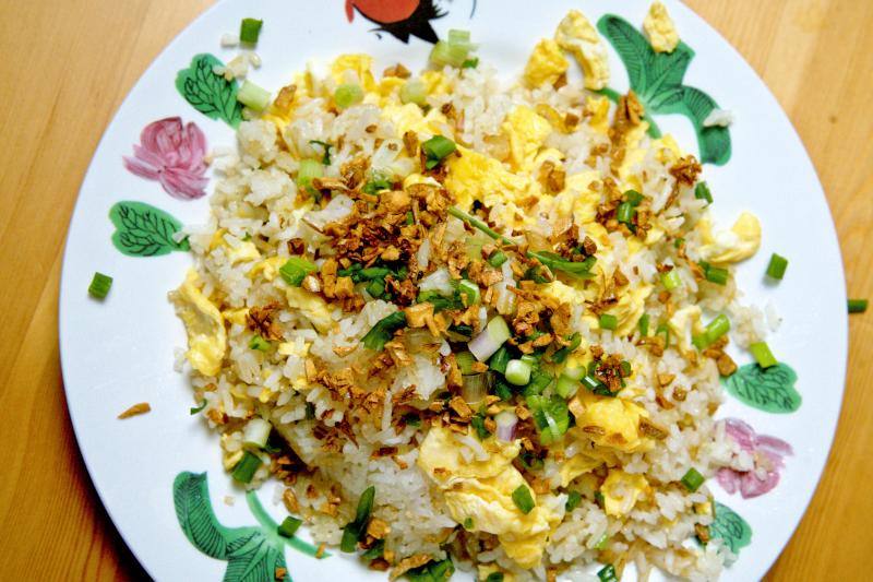 Easy egg fried rice